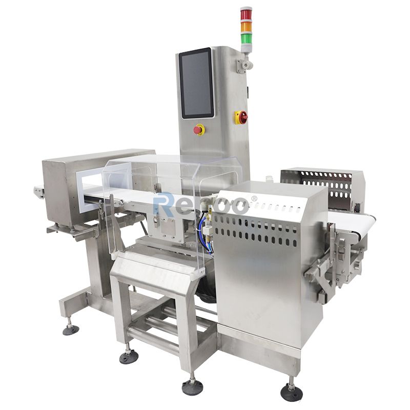 Metal Detector & Check Weigher Combo Machine