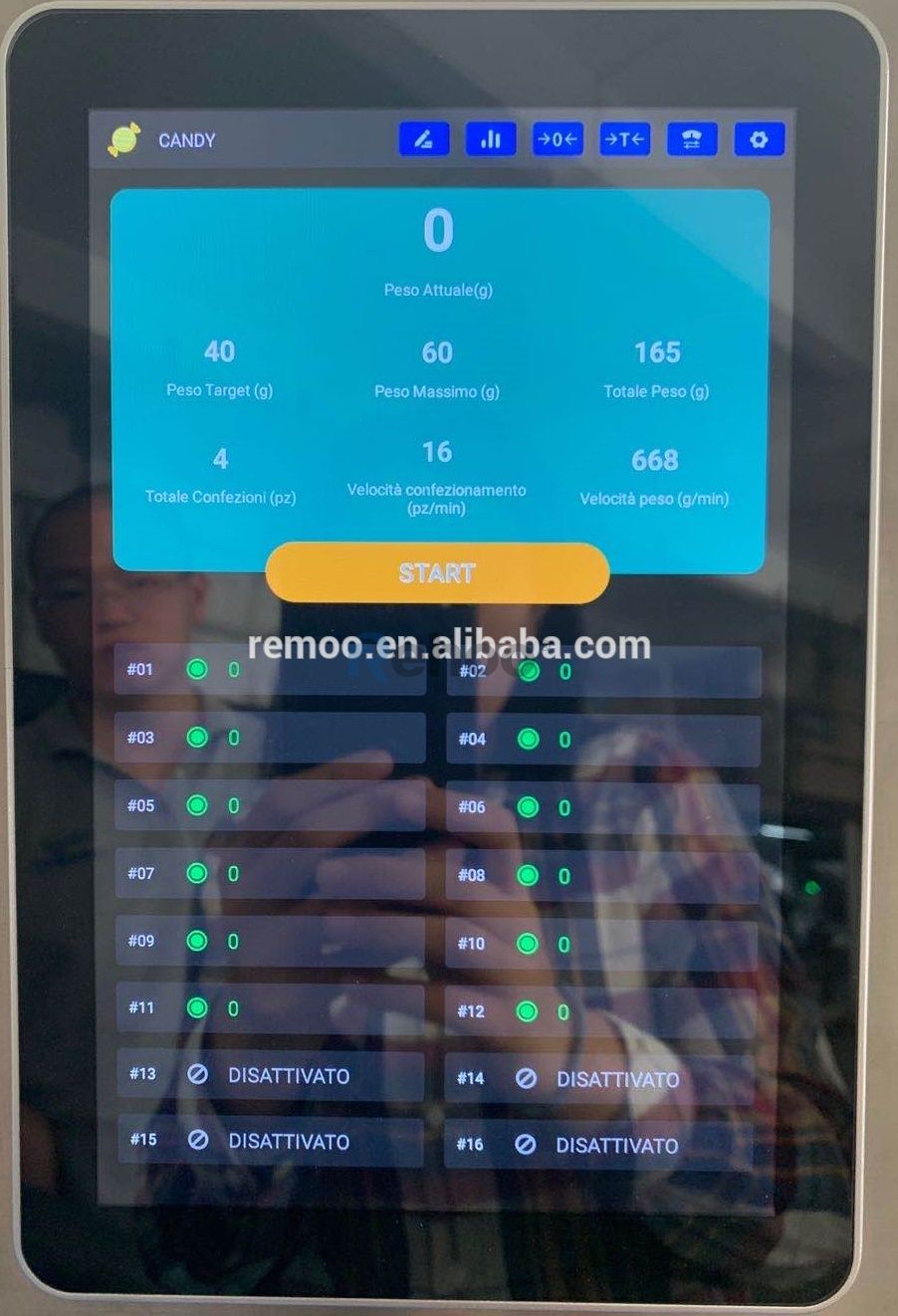 Semi-Automactic Combinational Weighing Scale